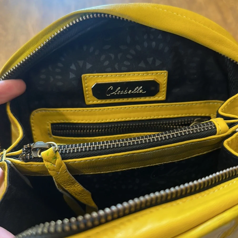 Cleobella Mini Yellow Strip Backpack - Picture 13 of 13